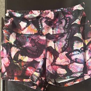 Fleo Multicolor Butterfly Women's Athletic Shorts